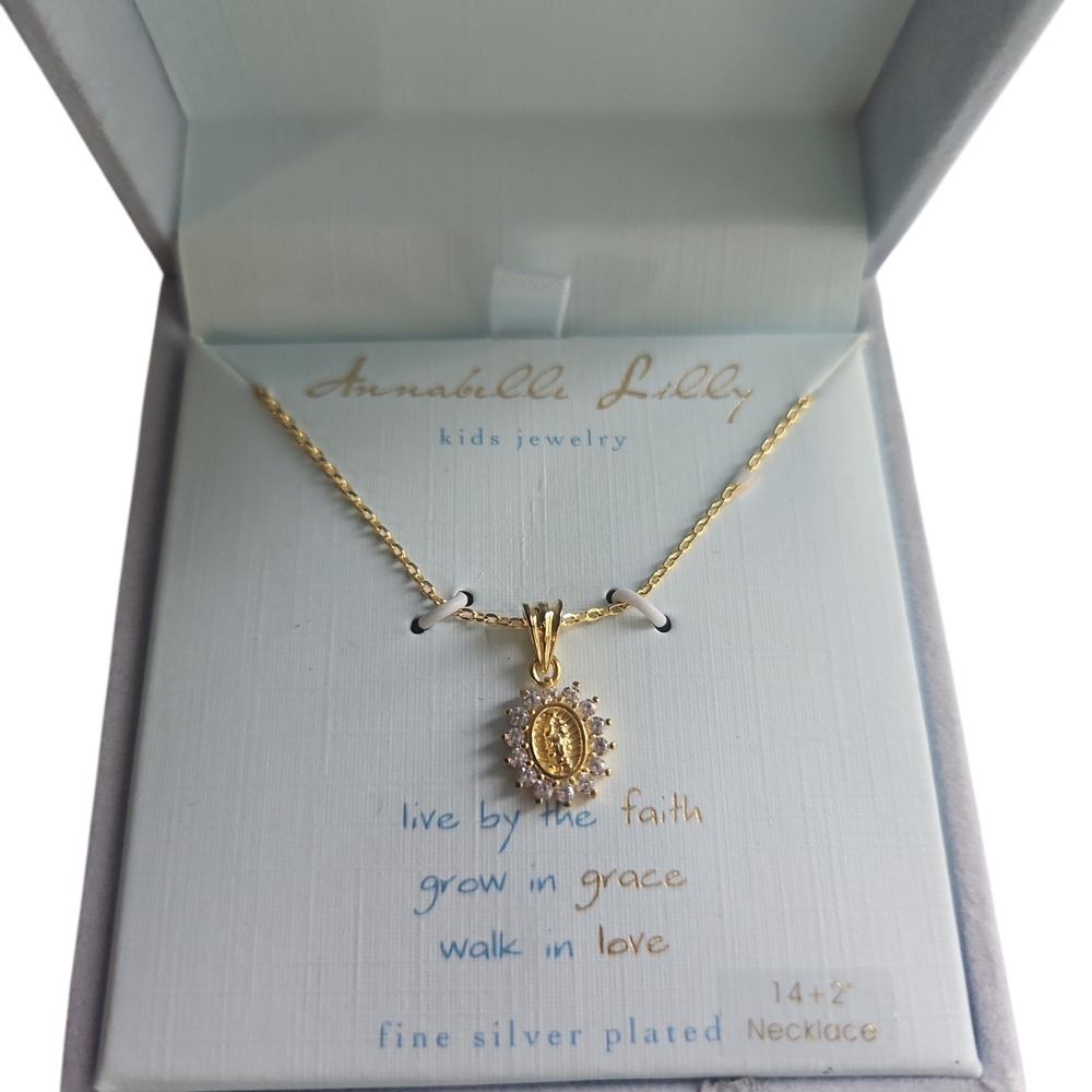 Annabelle Gold Fine Silver Plated Necklace